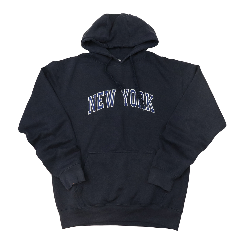 Vintage New York Navy Hoodie Size N/A